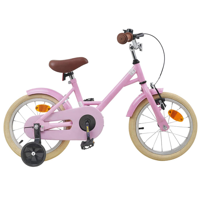 Bicicletă pentru Copii 12 Inci pentru 2-4 ani Roz deschis WALTI