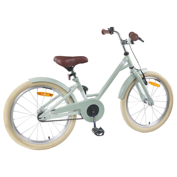 Bicicletă pentru Copii 18 Inci pentru 5-7 ani Verde deschis - WALTI WALTI