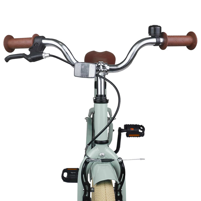 Bicicletă pentru Copii 22 Inci pentru 7-12 ani Verde deschis - WALTI WALTI