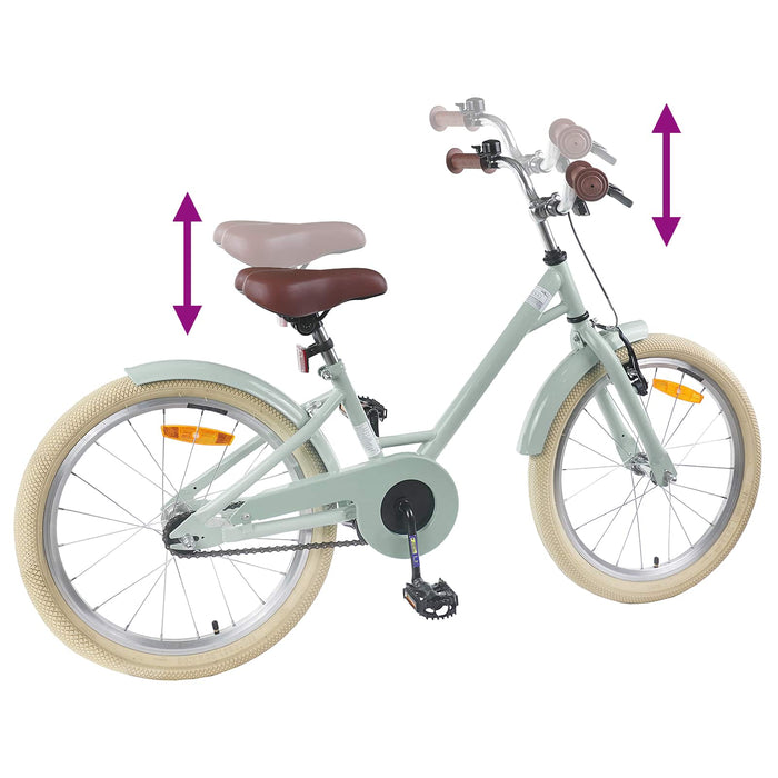 Bicicletă pentru Copii 22 Inci pentru 7-12 ani Verde deschis - WALTI WALTI