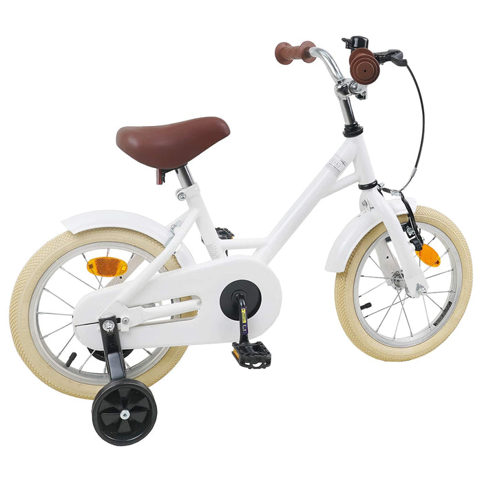 Bicicletă pentru Copii 16 Inci pentru 4-6 ani Alb WALTI