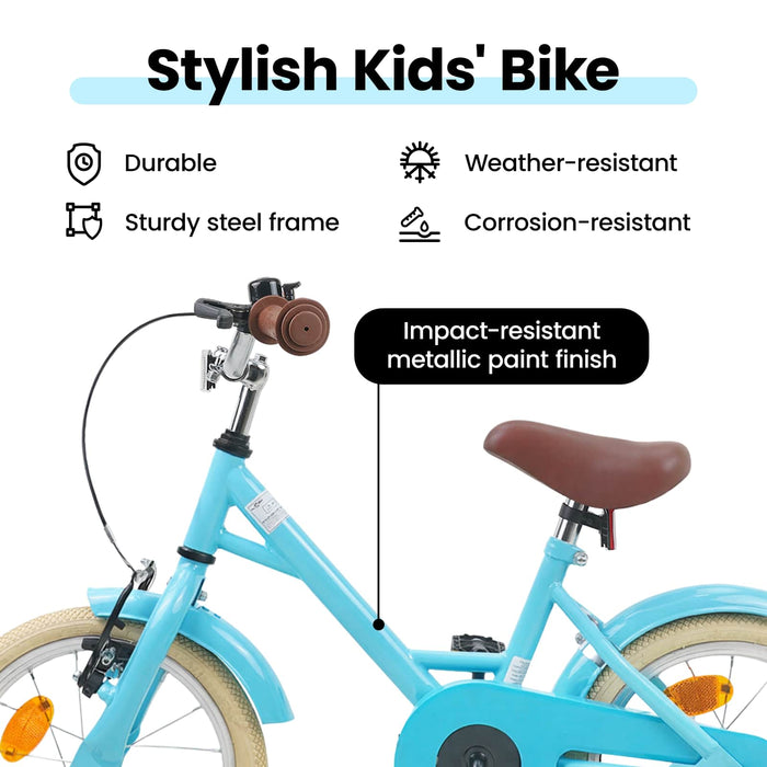 Bicicletă pentru Copii 12 Inci pentru 2-4 ani Albastru deschis WALTI