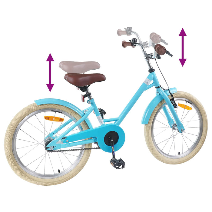 Bicicletă pentru Copii 22 Inci pentru 7-12 ani Albastru deschis - WALTI WALTI