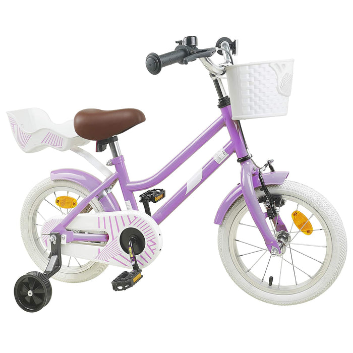 Bicicletă pentru Copii 12 Inci pentru 2-4 ani Violet WALTI