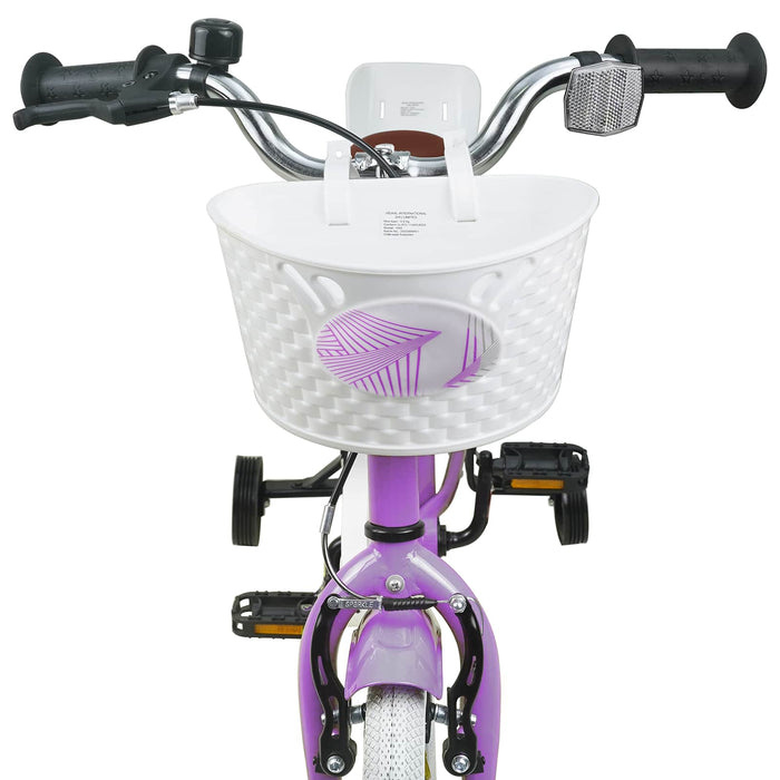 Bicicletă pentru Copii 16 Inci pentru 4-6 ani Violet - WALTI WALTI