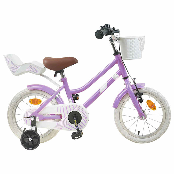 Bicicletă pentru Copii 16 Inci pentru 4-6 ani Violet WALTI