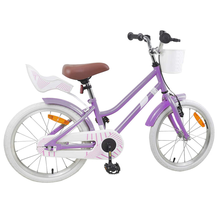 Bicicletă pentru Copii 18 Inci pentru 5-7 ani Violet WALTI