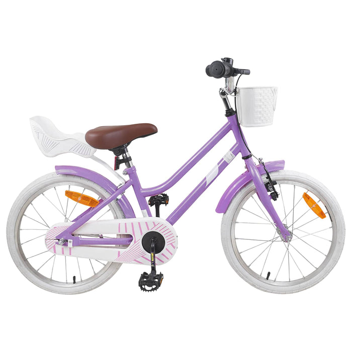 Bicicletă pentru Copii 18 Inci pentru 5-7 ani Violet WALTI