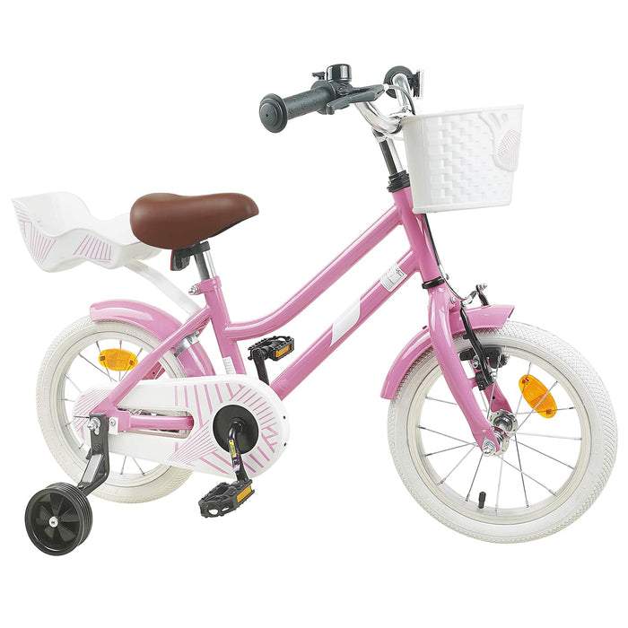 Bicicletă pentru Copii 12 Inci pentru 2-4 ani Roz deschis WALTI