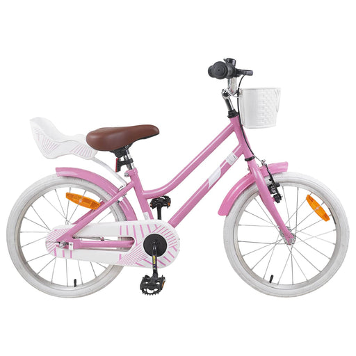 Bicicletă pentru Copii 18 Inci pentru 5-7 ani Roz deschis - WALTI WALTI