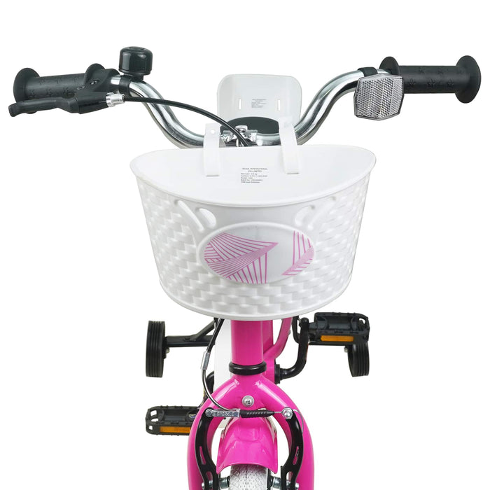 Bicicletă pentru Copii 16 Inci pentru 4-6 ani Roz închis - WALTI WALTI