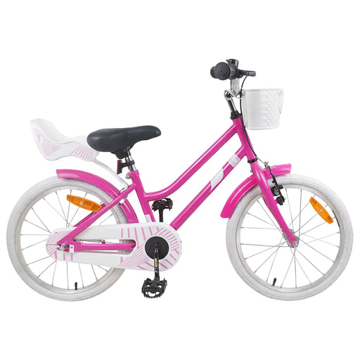 Bicicletă pentru Copii 18 Inci pentru 5-7 ani Roz închis - WALTI WALTI