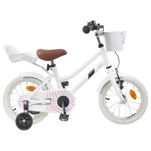Bicicletă pentru Copii 12 Inci pentru 2-4 ani Alb - WALTI WALTI