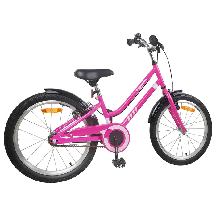 Bicicletă pentru Copii 20 Inci pentru 6-11 ani Roz Negru WALTI