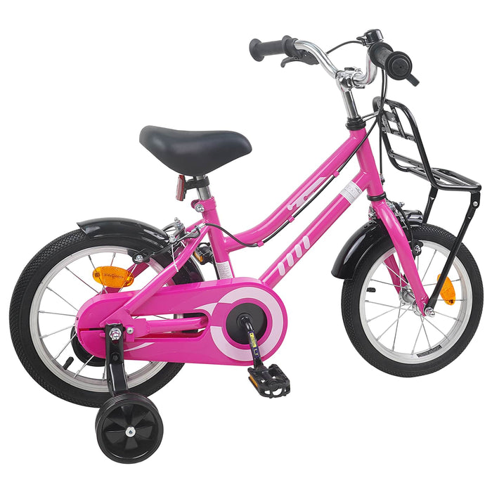 Bicicletă pentru Copii 12 Inci pentru 2-4 ani Roz și Negru WALTI