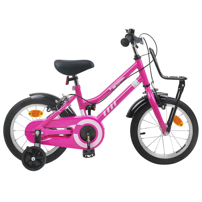 Bicicletă pentru Copii 14 Inci pentru 3-5 ani Roz și Negru WALTI