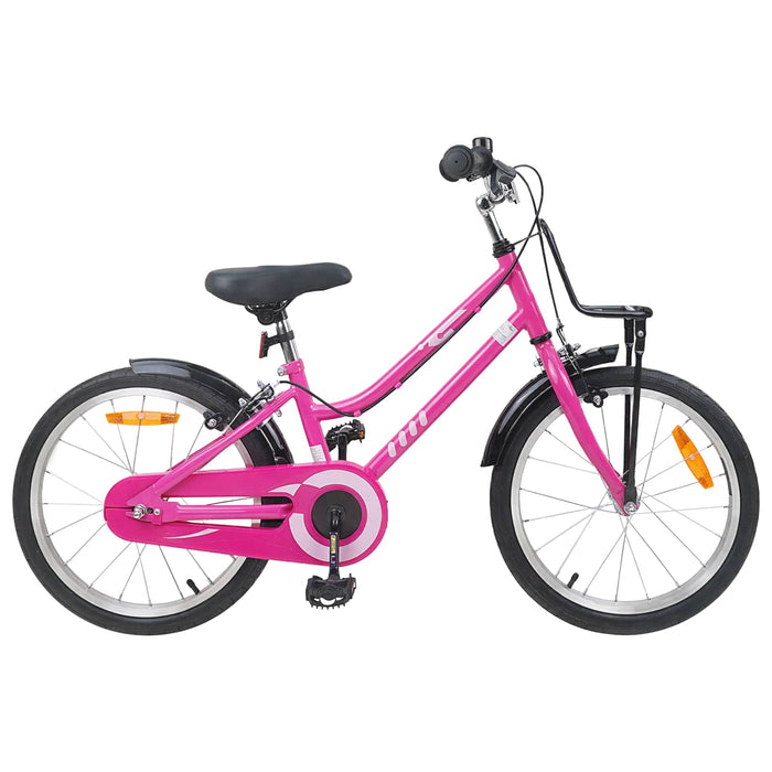 Bicicletă pentru Copii 18 Inci pentru 5-7 ani Roz și Negru WALTI