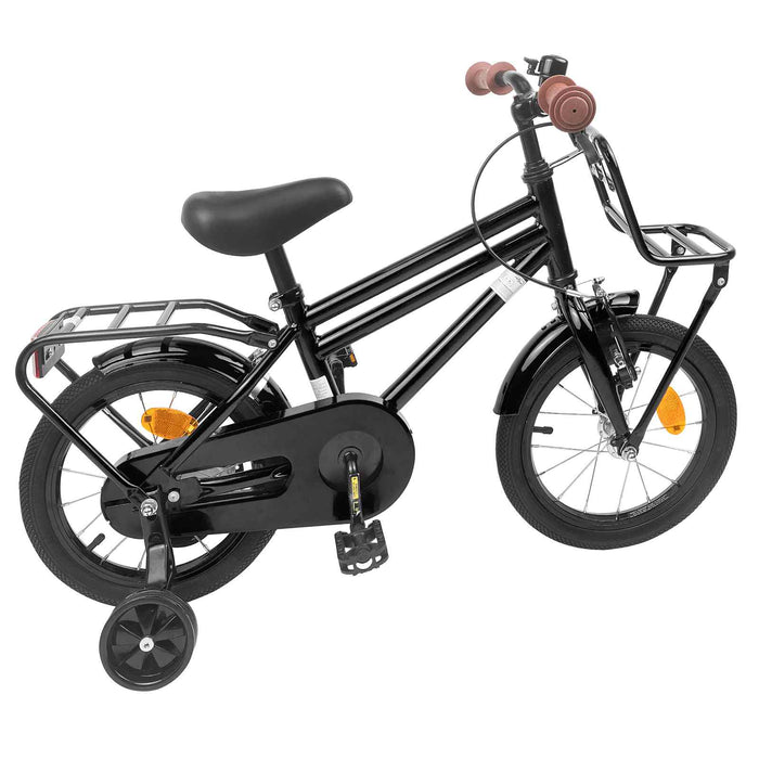 Bicicletă pentru Copii 14 Inci pentru 3-5 ani Negru WALTI
