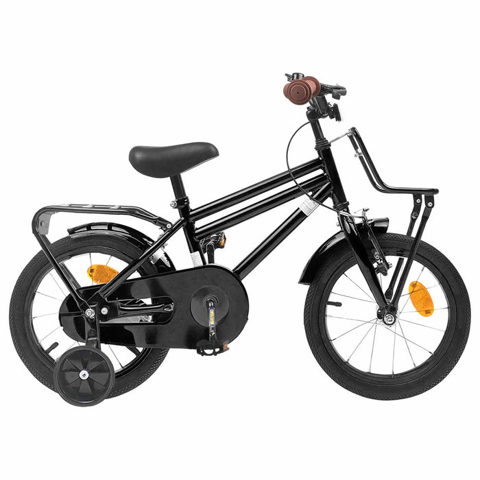 Bicicletă pentru Copii 14 Inci pentru 3-5 ani Negru WALTI