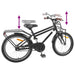 Bicicletă pentru Copii 20 Inci pentru 6-11 ani Negru - WALTI WALTI