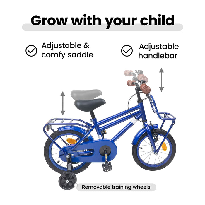 Bicicletă pentru Copii 12 Inci pentru 2-4 ani Albastru închis WALTI