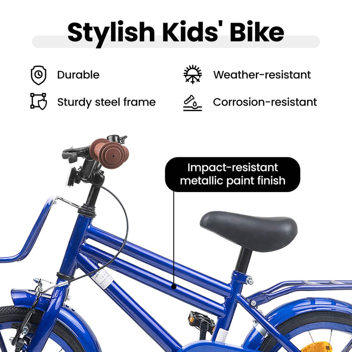 Bicicletă pentru Copii 16 Inci pentru 4-6 ani Albastru închis WALTI