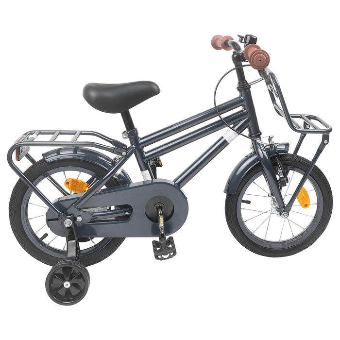 Bicicletă pentru Copii 16 Inci pentru 4-6 ani Gri închis WALTI
