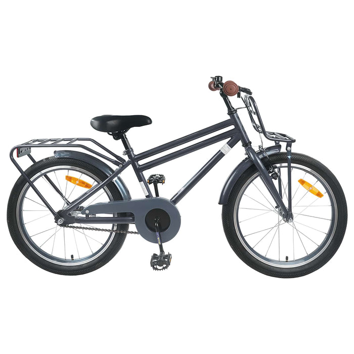 Bicicletă pentru Copii 18 Inci pentru 5-7 ani Gri închis - WALTI WALTI