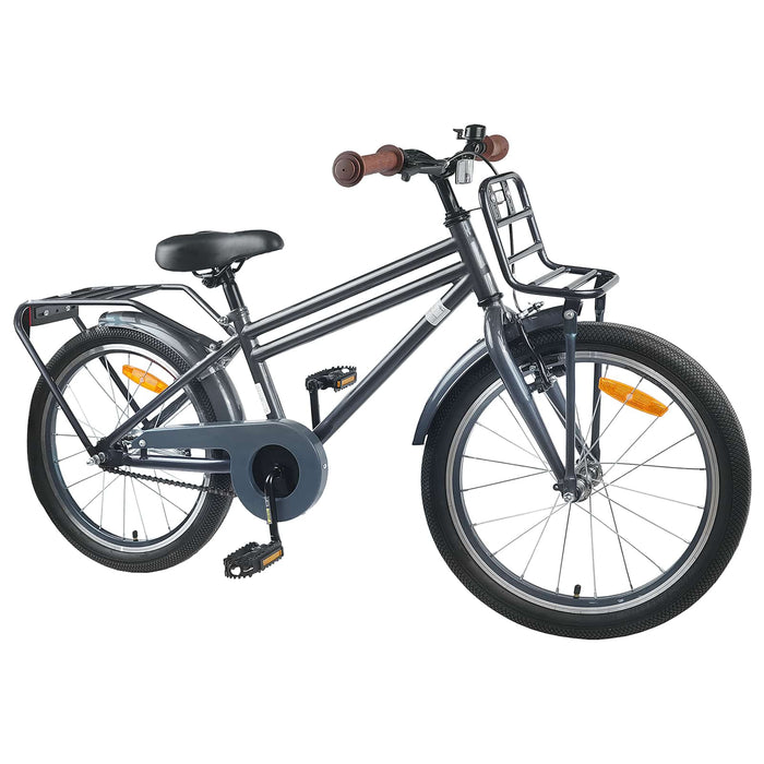 Bicicletă pentru Copii 22 Inci pentru 7-12 ani Gri închis - WALTI WALTI