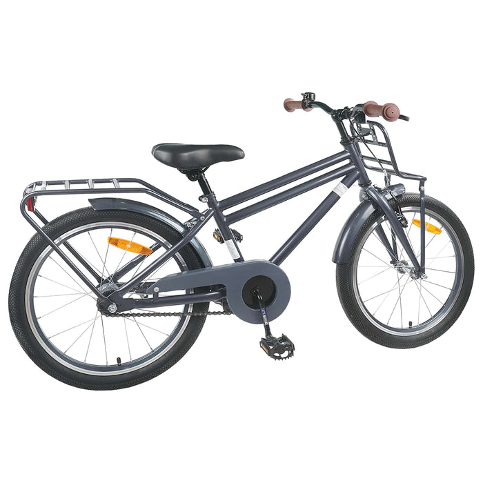 Bicicletă pentru Copii 22 Inci pentru 7-12 ani Gri închis - WALTI WALTI