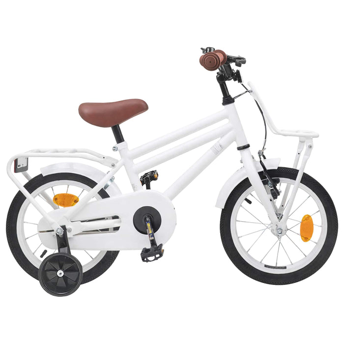 Bicicletă pentru Copii 12 Inci pentru 2-4 ani Alb WALTI