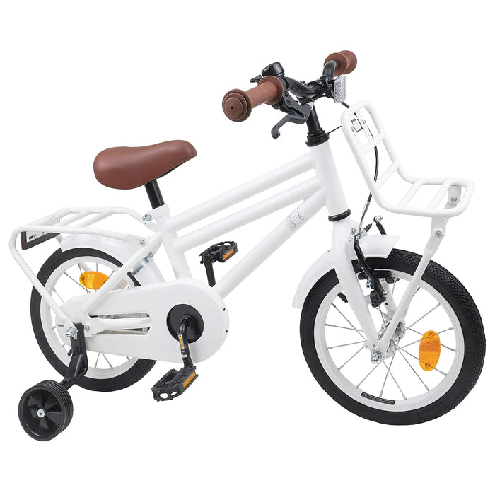Bicicletă pentru Copii 16 Inci pentru 4-6 ani Alb WALTI