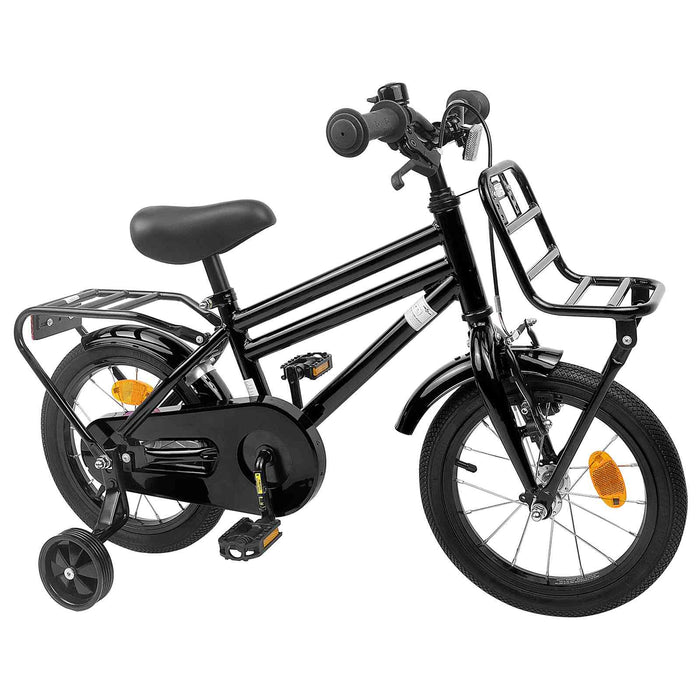 Bicicletă pentru Copii 12 Inci pentru 2-4 ani Negru WALTI