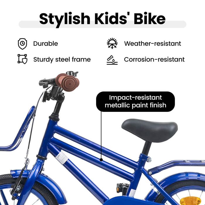 Bicicletă pentru Copii 12 Inci pentru 2-4 ani Albastru închis WALTI