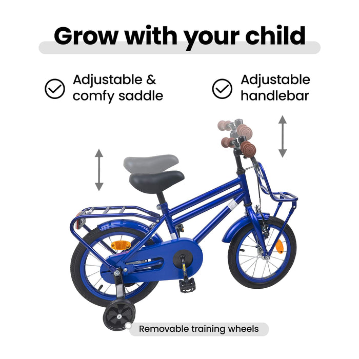 Bicicletă pentru Copii 12 Inci pentru 2-4 ani Albastru închis WALTI