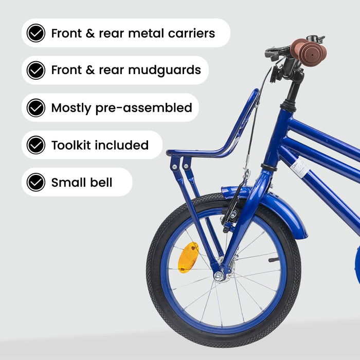 Bicicletă pentru Copii 12 Inci pentru 2-4 ani Albastru închis WALTI