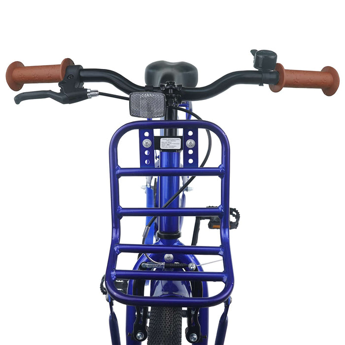 Bicicletă pentru Copii 18 Inci pentru 5-7 ani Albastru închis - WALTI WALTI