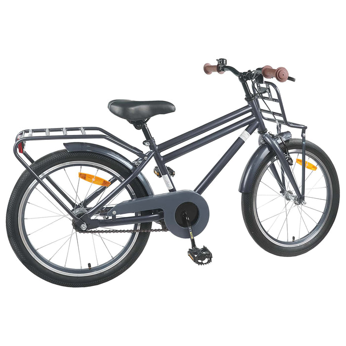 Bicicletă pentru Copii 18 Inci pentru 5-7 ani Gri închis - WALTI WALTI