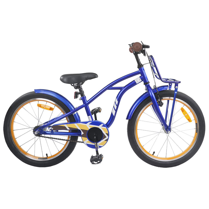Bicicletă pentru Copii 18 Inci pentru 5-7 ani Albastru închis - WALTI WALTI