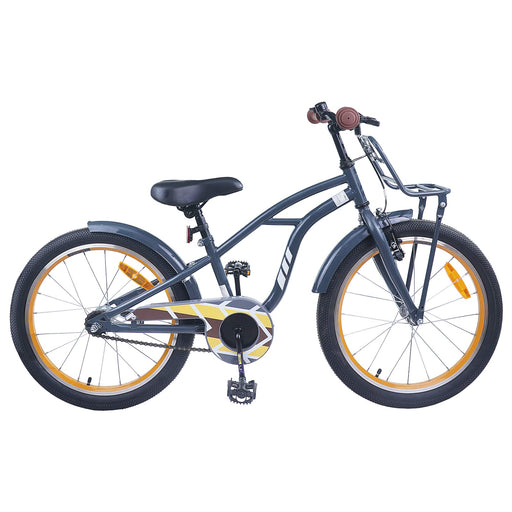 Bicicletă pentru Copii 22 Inci pentru 7-12 ani Gri închis - WALTI WALTI