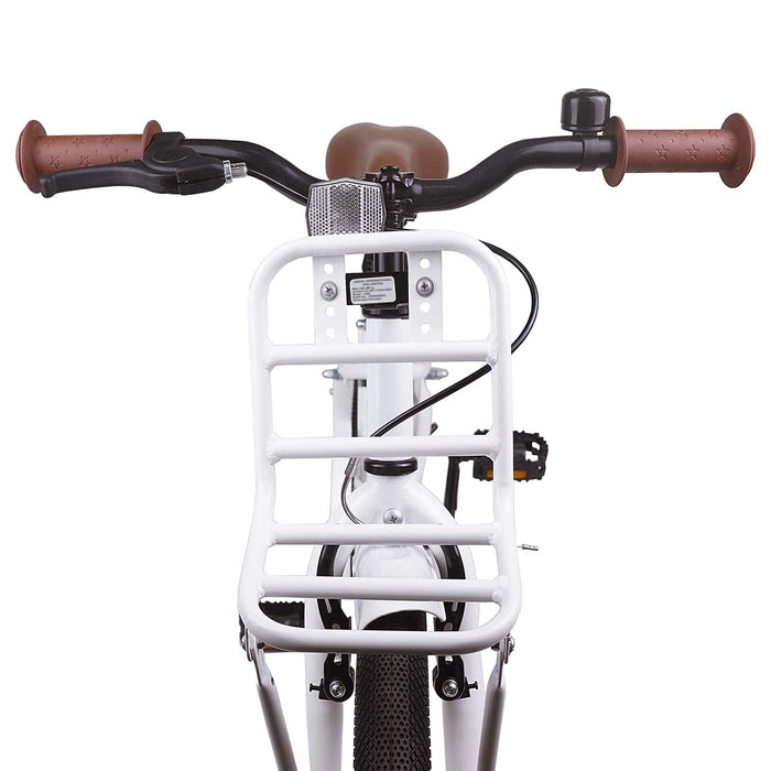 Bicicletă pentru Copii 18 Inci pentru 5-7 ani Alb - WALTI WALTI