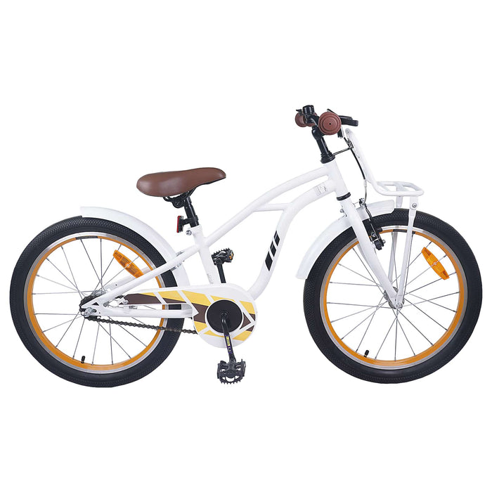 Bicicletă pentru Copii 18 Inci pentru 5-7 ani Alb - WALTI WALTI
