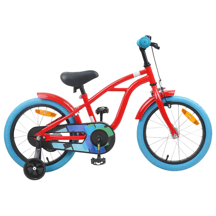 Bicicletă pentru Copii 16 Inci pentru 4-6 ani Roșu WALTI