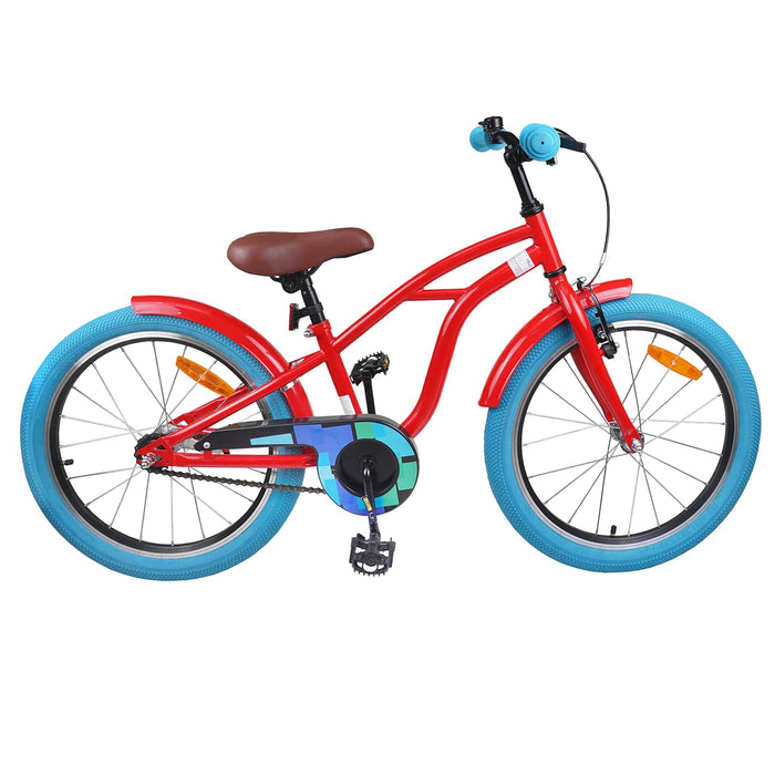 Bicicletă pentru Copii 22 Inci pentru 7-12 ani Roșu - WALTI WALTI