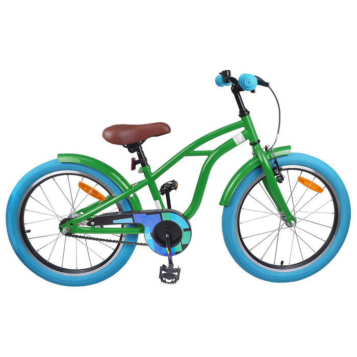 Bicicletă pentru Copii 22 Inci pentru 7-12 ani Verde - WALTI WALTI
