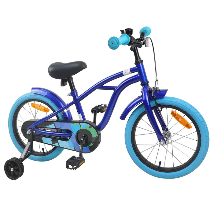 Bicicletă pentru Copii 16 Inci pentru 4-6 ani Albastru închis WALTI