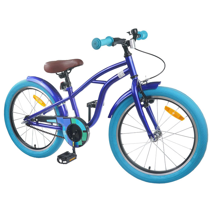 Bicicletă pentru Copii 22 Inci pentru 7-12 ani Albastru închis - WALTI WALTI