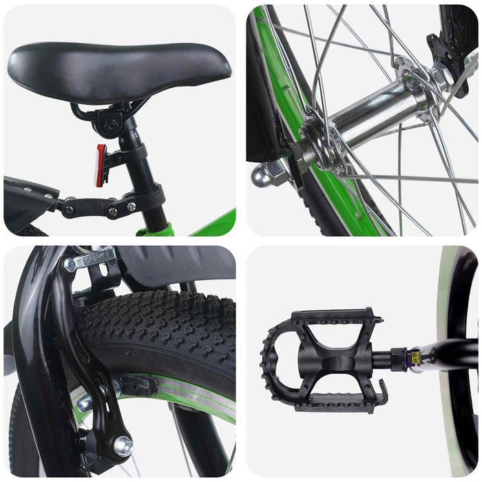 Bicicletă pentru Copii 20 Inci pentru 6-11 ani Albastru Negru - WALTI WALTI