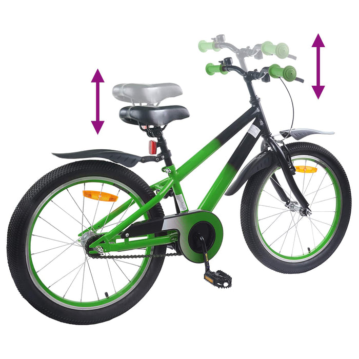 Bicicletă pentru Copii 20 Inci pentru 6-11 ani Albastru Negru - WALTI WALTI