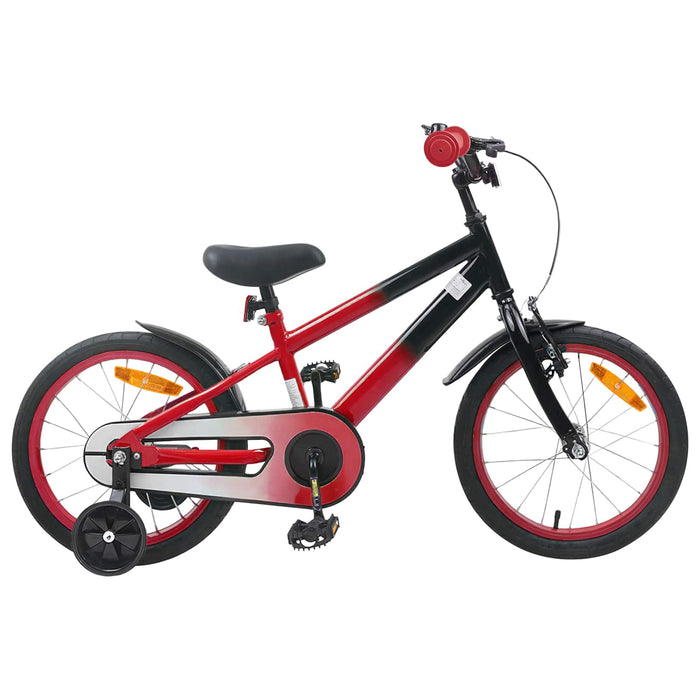 Bicicletă pentru Copii 16 Inci pentru 4-6 ani Roșu Negru WALTI